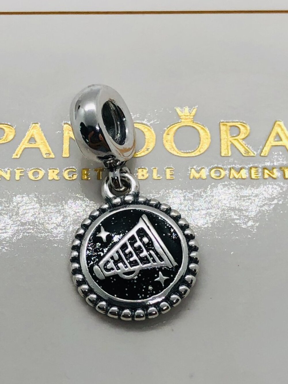 Pandora cheer megaphone Exclusive Dangle charm S925 Silver with box